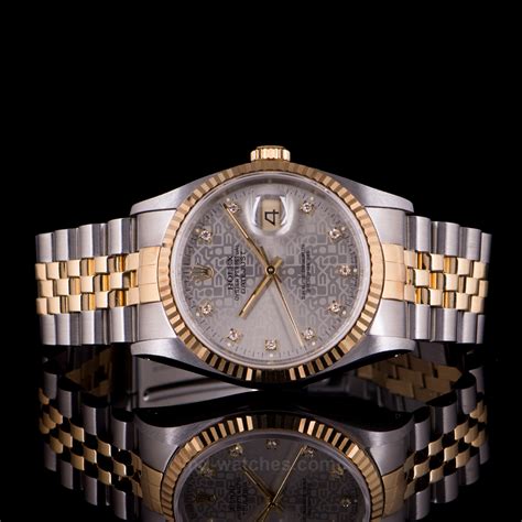 rolex datejust oyster mm diamond|rolex datejust price guide.